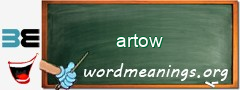 WordMeaning blackboard for artow